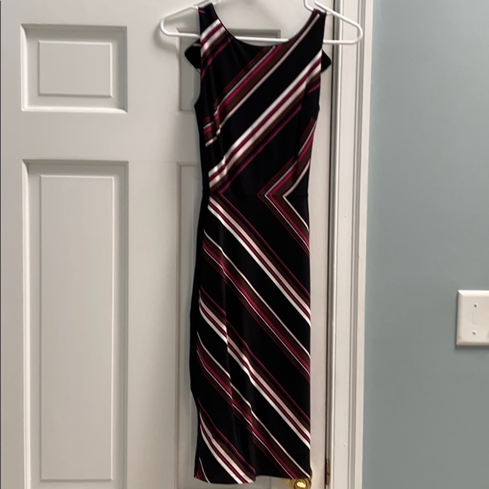 White House Black Market tank dress w belt